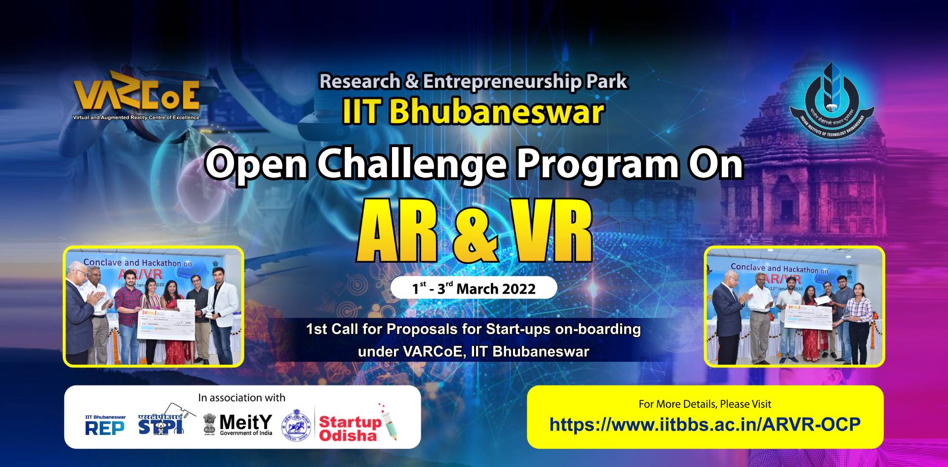 Open Challange Program on AR & VR  : IIT Bhubaneshwar 
